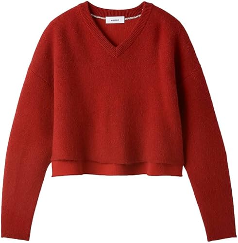 【美品】MIESROHE シャギーVネックワイドニット ミースロエ ニット Amazon | [ミースロエ] シャギーVネックワイドニット MWNT245002