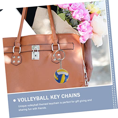 Pendentifs de clé de volleyball, accessoires adorables pour sacs et téléphones