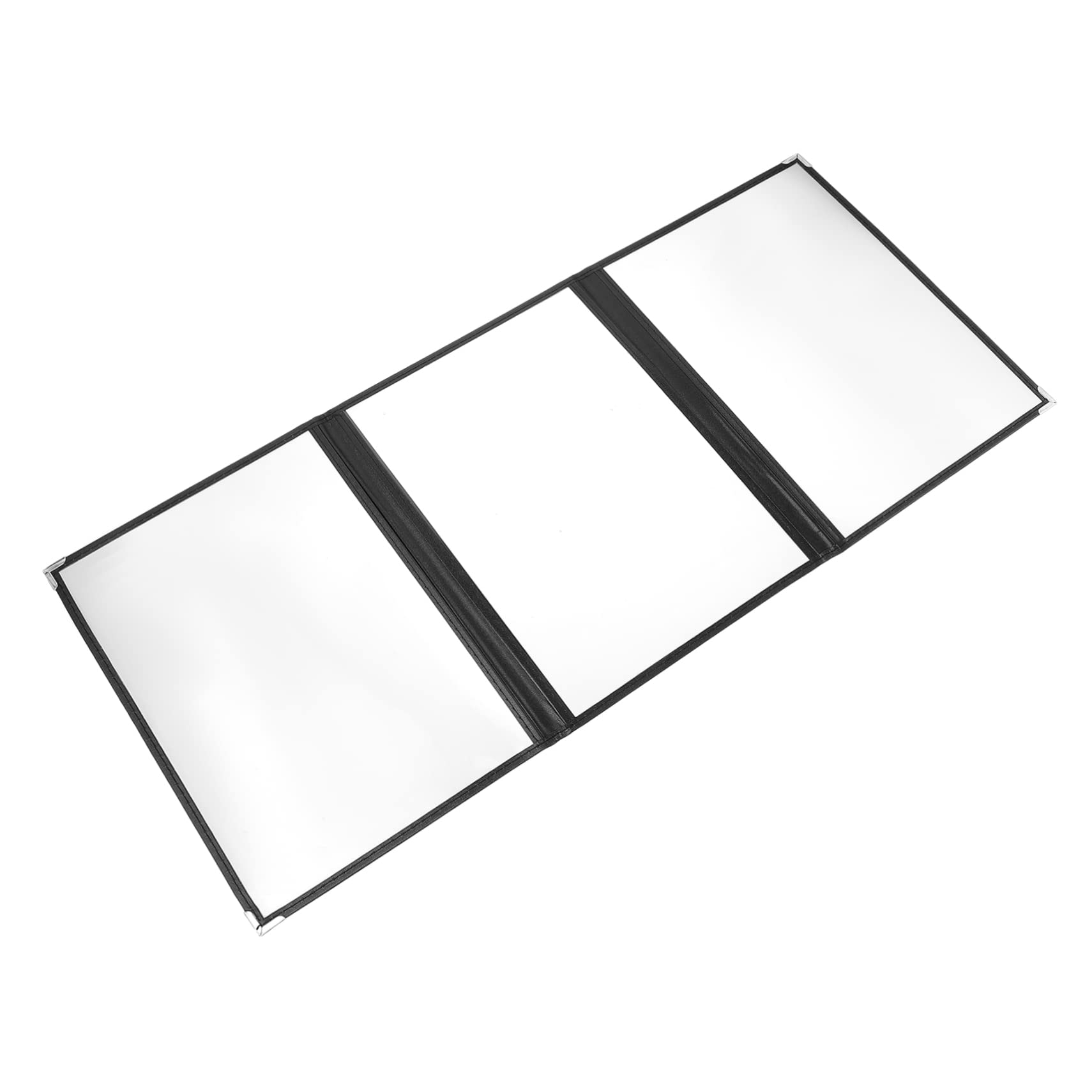 MUCKLILY 1pc PVC Menu Folder Holder Display Page Protectors Frame Menu Cover Case Planner c