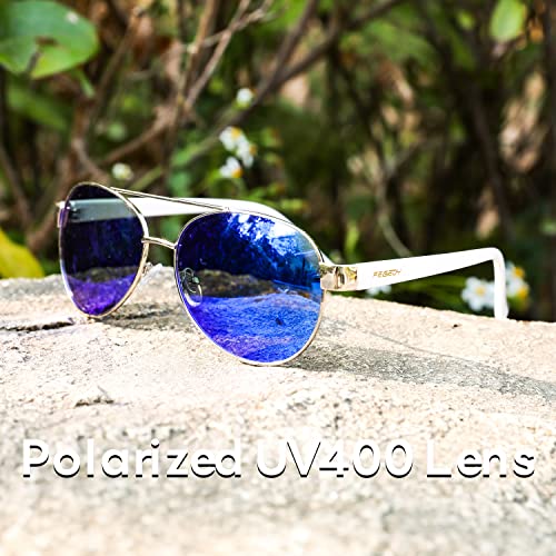 Image of FEISEDY Classic Aviator Sunglasses for Women Pilot Polarized Sunglasses Men UV400 Protection for Driving Fishing Golf B4109