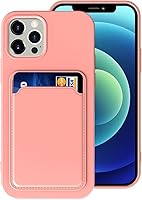 Vista 10 de Funda de silicona para tarjetas, funda protectora que absorbe los golpes con soporte para tarjetas, funda delgada y suave compatible con iPhone