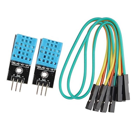 HALJIA Módulo Digital Sensor de Temperatura y Humedad Compatible con Arduino, 2 Unidades