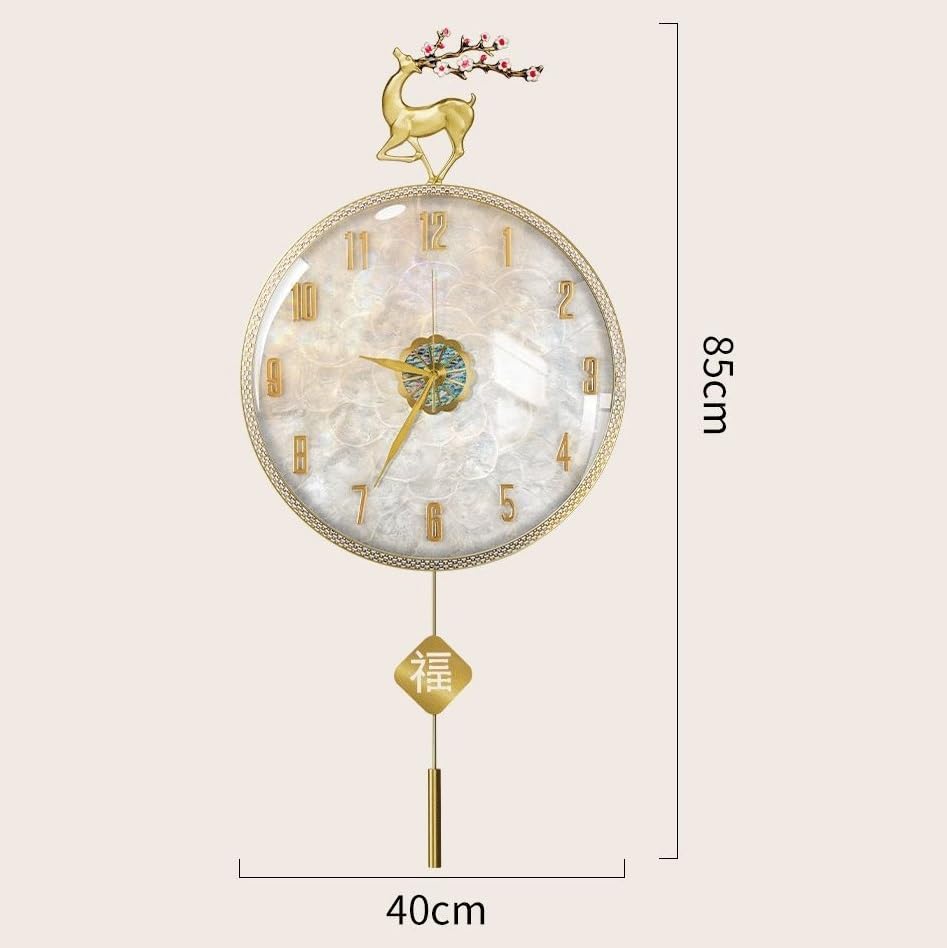 Cucina Orologio da parete di lusso leggero for soggiorno, casa, creativo, semplice Decorazioni per interni