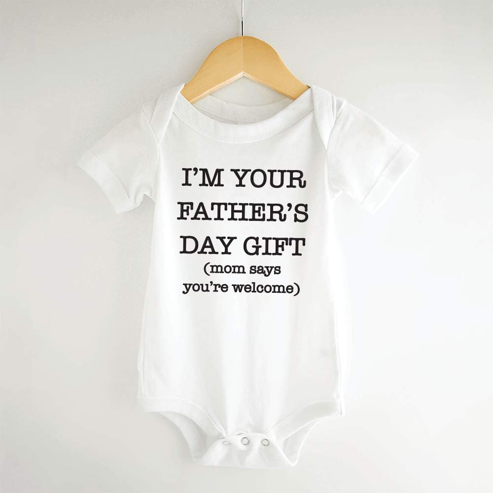 Bump and Beyond Designs Fathers Day Outfit, 1st Fathers Day Bodysuit for Baby (3-6 Months)