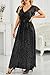 Pinup Fashion Black Formal Dresses for Women Evening Gowns Gala Prom Long Wedding Guest Elegant Sequin Sparkly Maxi Dress with Sleeves