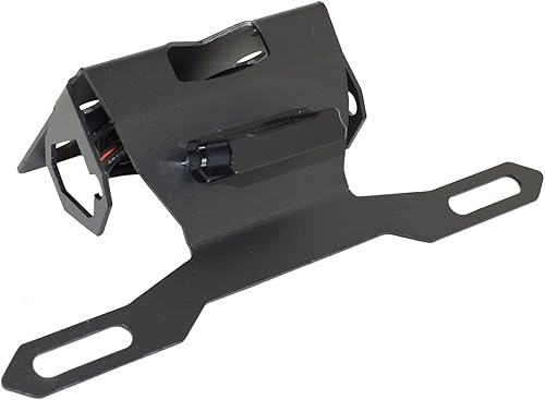 Luz LED negra para motocicleta, número de matrícula, soporte para marco de matrícula, eliminador de guardabarros para SUZUKI Gixxer 150 250 SF150