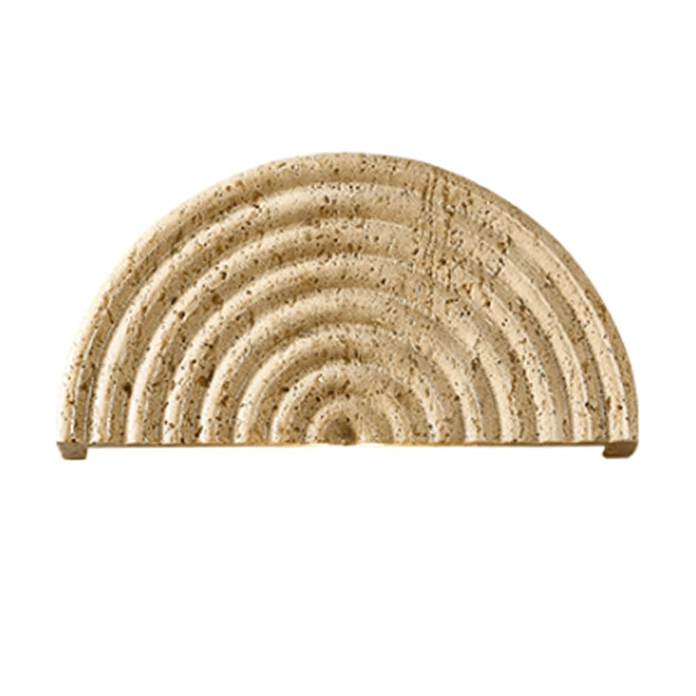 SHUANGZ Homestay Restaurant Lighting Yellow Travertine Wall Sconces Wabi Sabi Style Lamp Lighting Natural Stone Wall Lamp for Bedroom Bedside Aisle Living Room Backdrop Decorative Wall Lighting