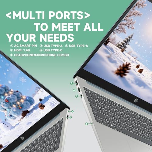 Image of HP 15.6 Touchscreen Laptop Computer - 16GB RAM, 1TB SSD, Windows 11 Pro, FHD Anti-Glare, Intel Core i3-N305, Intel UHD Graphics, Copilot AI, Long Battery Life, Business Laptop for Work & Students
