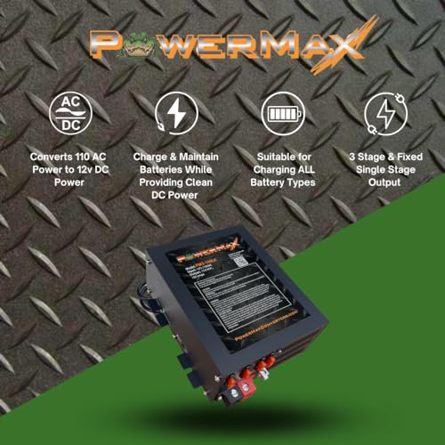 PowerMax PM3-100LK 110V to 12V DV Power Supply Converter Charger for RV 100 Amp -Grade Voltage Converter Modified SINE Wave Inverter - Image 3