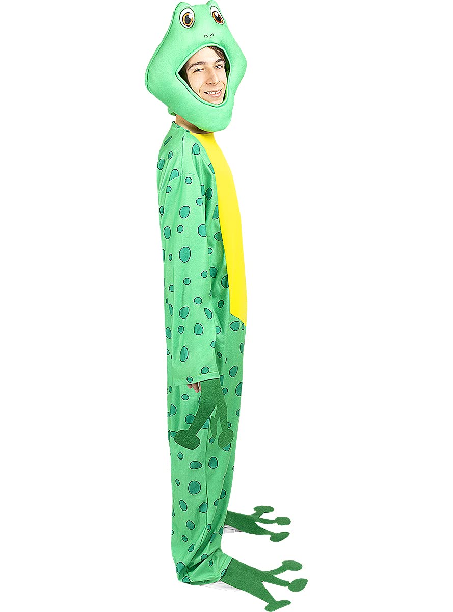 Funidelia | Déguisement grenouille pour femme et homme Animaux - Déguisement pour Adultes et accessoires pour Halloween, carnaval et fêtes - Vert