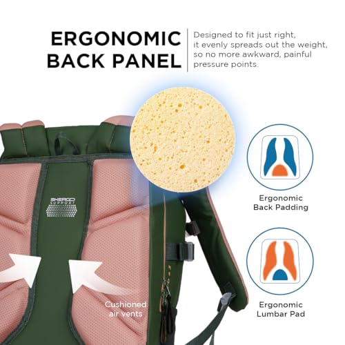 Image of Ergo43 Classic Ergonomic School Bag | Posture & Spine Support, Lumbar Padding, Lightweight | 34L Daily School Backpack