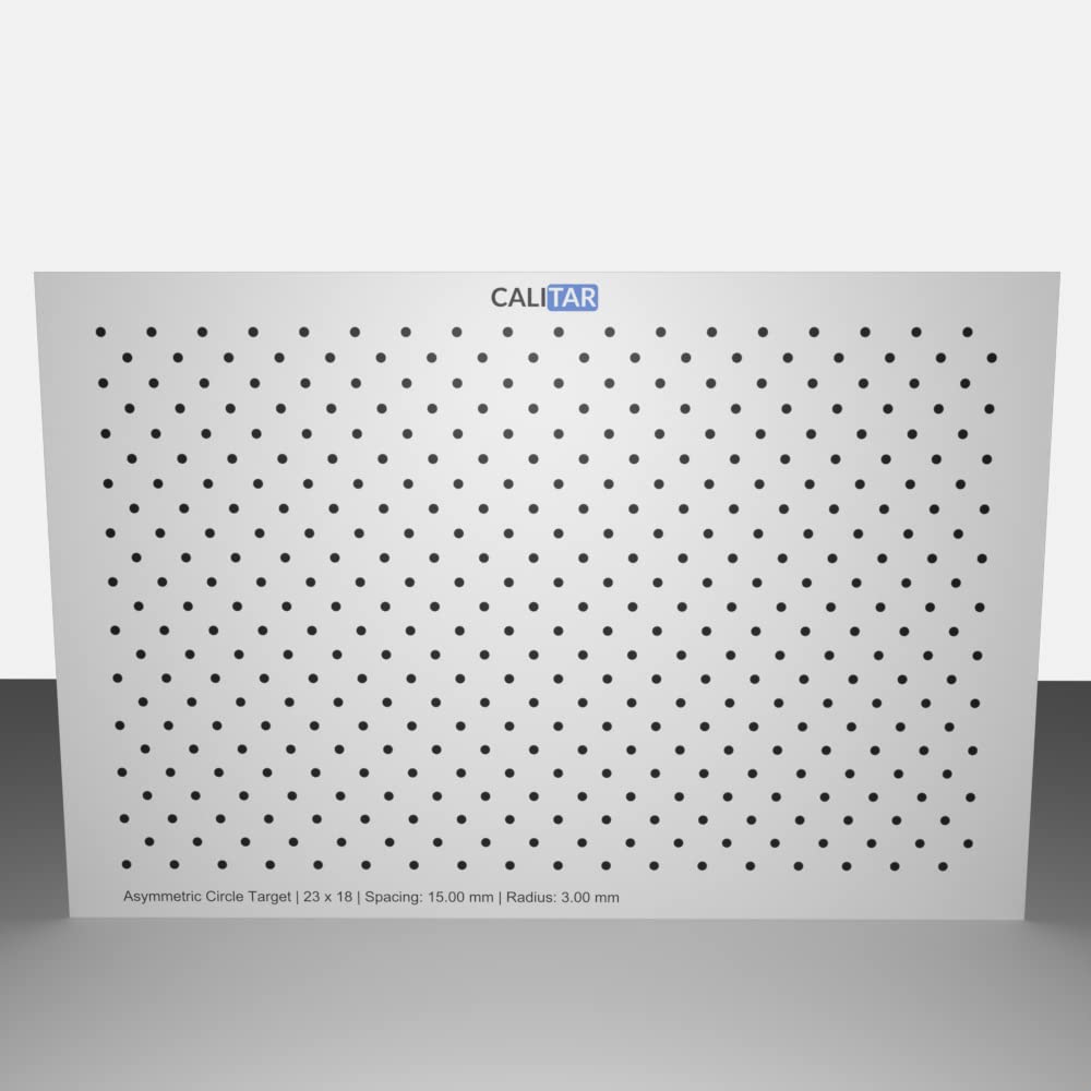 Calibración de cámara sin errores usando panel de círculo asimétrico 600x400 3