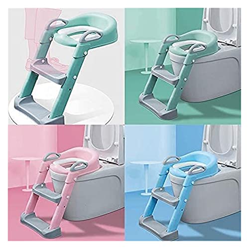 Toddler Potty Training Seat met ladder, Potty Seat-toiletzitting met stiefkruk for kinderen, spatbescherming en antislip… - Afbeelding 7