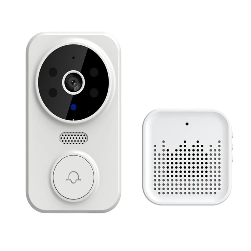 Mobygkfy D Smart Visual Oorbell Video Oor Bell Two-Way Intercom Intelligent Infrare Night Vision Remote Monitoring