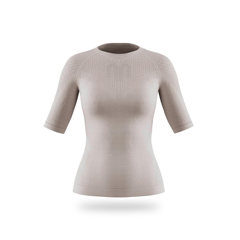 BAUERFEIND Kompressions-Shirt „Sports Compression Shirt Short Sleeve“, Kurzarm-Shirt für Damen, Für verbesserte Durchblutung der Torso- und Armmuskulatur, Polyamid/Elasthan