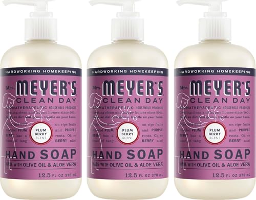 MRS. MEYER'S CLEAN DAY Liquid Hand Soap, Plum...