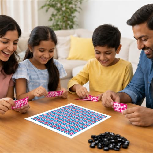 Image of Webby Tambola Fun Family Boardgame | Travel | Indoor | Party Board Game for Kids and Adults