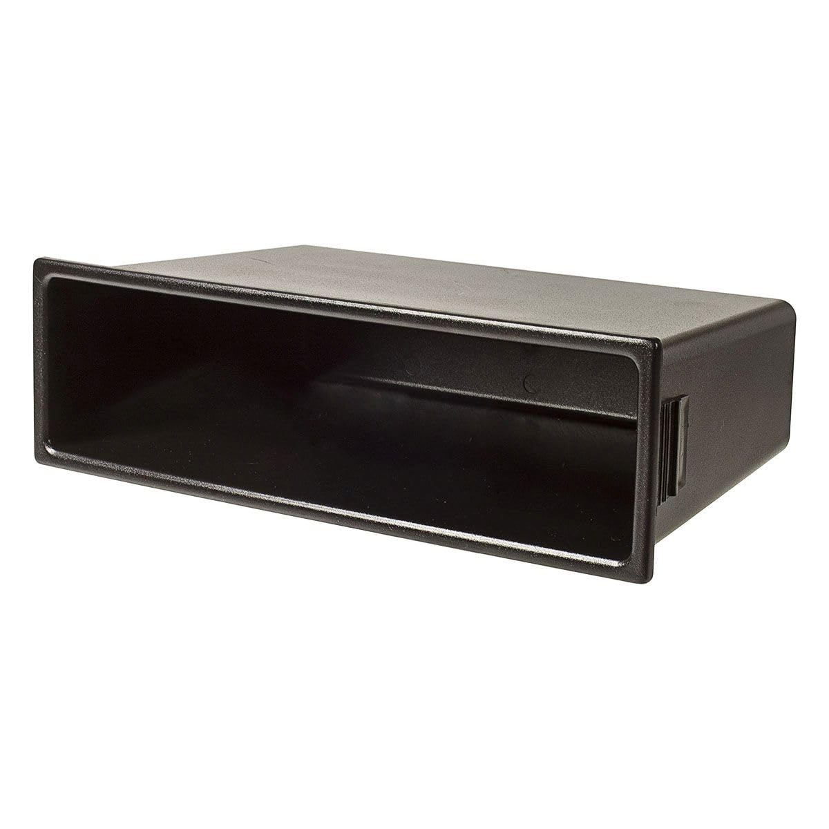 tomzz Audio 2400-007 samochodowa uniwersalna pó?ka do przechowywania, rama radiowa 1-DIN 187 x 58 x 100 mm