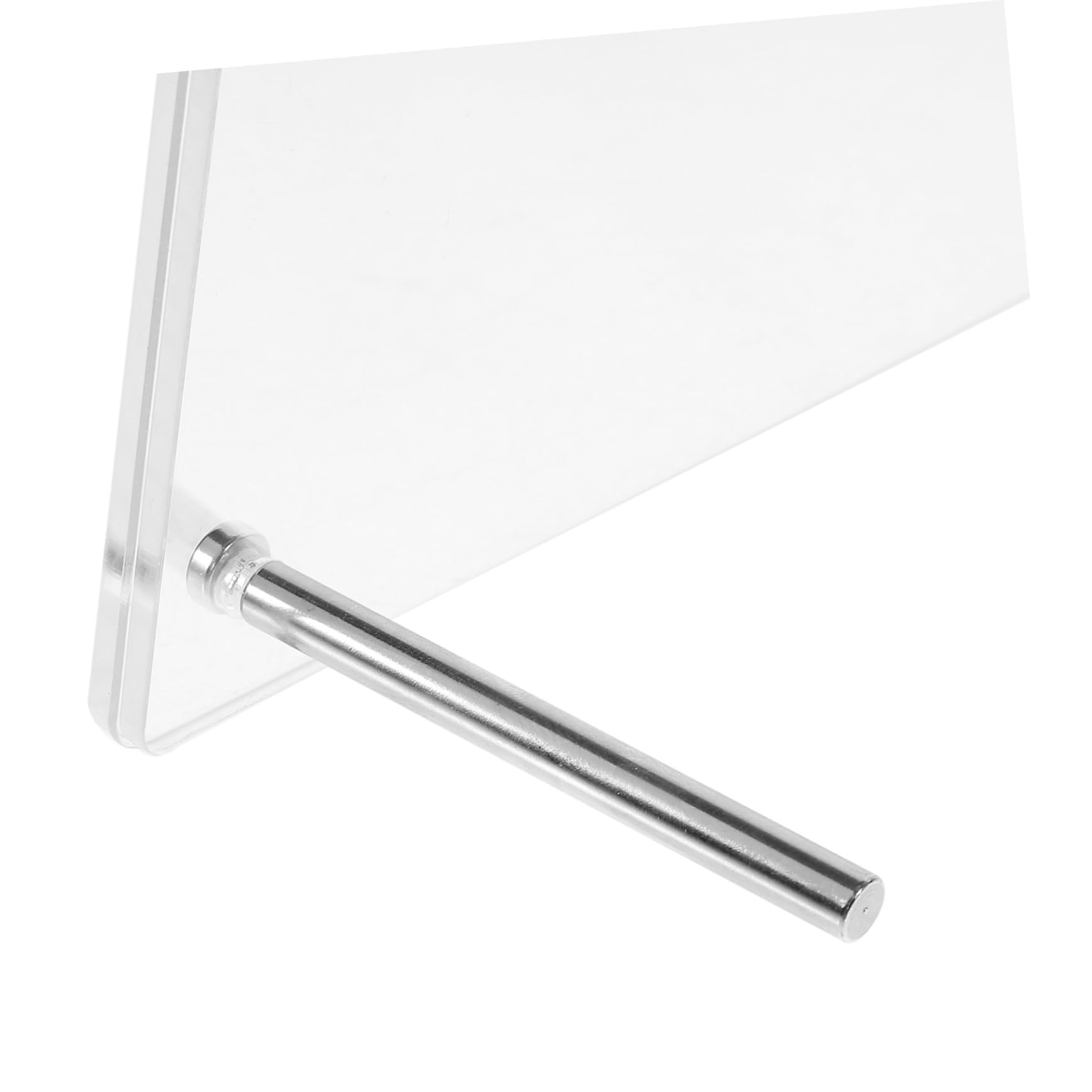 Luxshiny Acrylic Photo Card Holder Display Stand Double Sided Transparent Frame for Crafting CD Cards Elegant Desktop Decoration for Home and Office