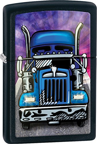 Zippo Lighter - Personalized Message Engraved on Backside Truck Windproof Zippo Lighter