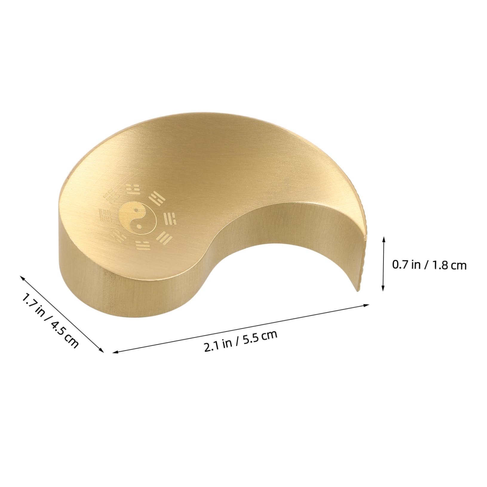 5pezzi Brass Paperweight Per Calligrafia Cinese Decorazione Da Scrivania Ottone Massiccio Stile Elegante Accessorio Per Appassionati Di Arte e Letteratura