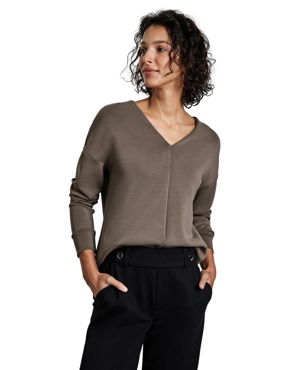 Street One Damen Silk-Look Shirt