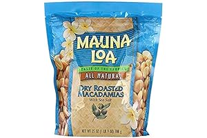 Mauna Loa Dry Roasted Macadamia Nuts with Sea Salt: A Hawaiian Health Delicacy