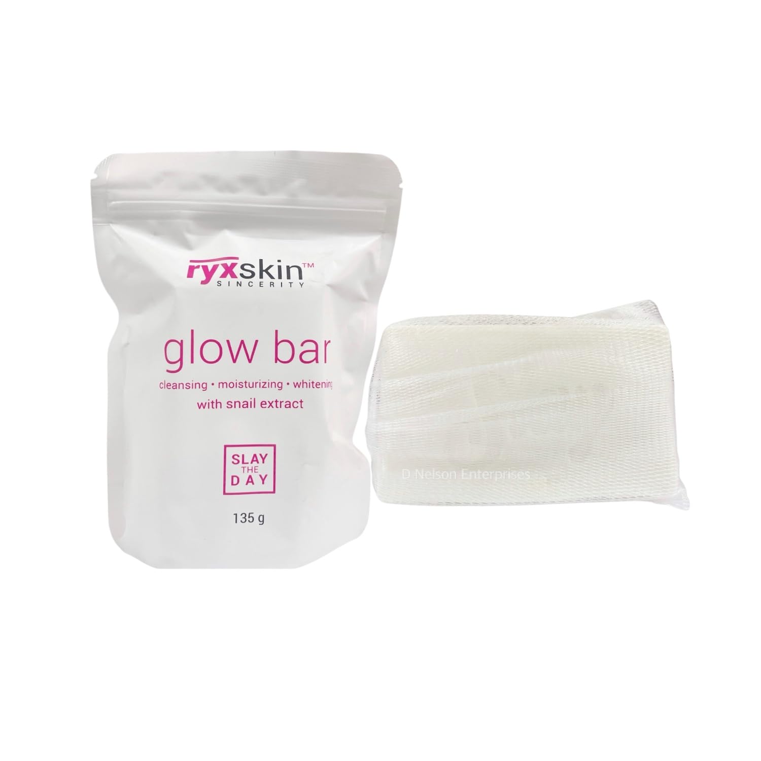 Glow Bar Cleansing and Moisturizing Face and Body Soap Infused with Snail Extract,135g Product Name,4.76 Ounce (Pack of 1)