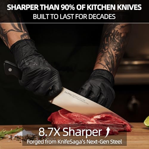 15-Piece Japanese High Carbon Knife Set with Block - Image 4