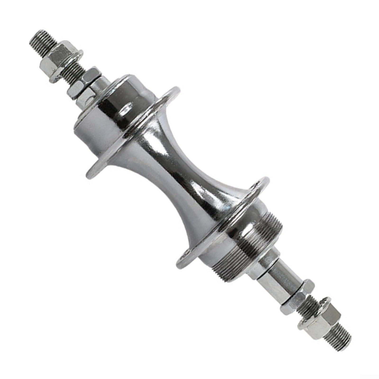 Kivivaka Silver 36 Hole Rear Wheel Hub for Bike 6-9 Speed Freewheel Iron Steel 180-190mm