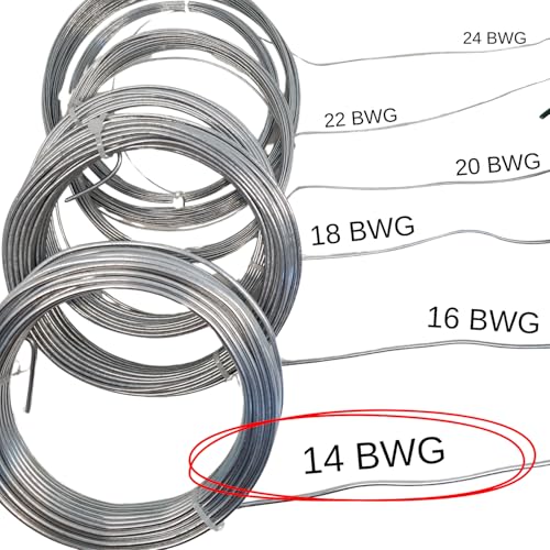 Arame Galvanizado Amarração Artesanato Varal 14 Bwg 2,10mm 10m