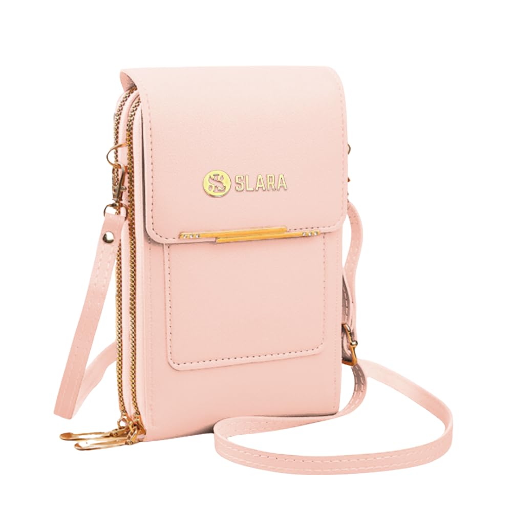 slara Women's RFID Protection Crossbody Phone Bag, PU Leather, Touch Screen Pocket, Adjustable Strap-picture-39