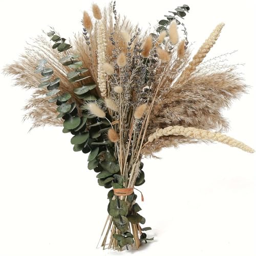 Ramo de Flores Secas Natural, 17 in de Pasto Pampas miniatura 4