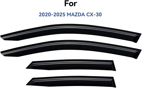 Miniatura 779 de Visores protectores de lluvia para ventana, deflectores de viento de canal exterior