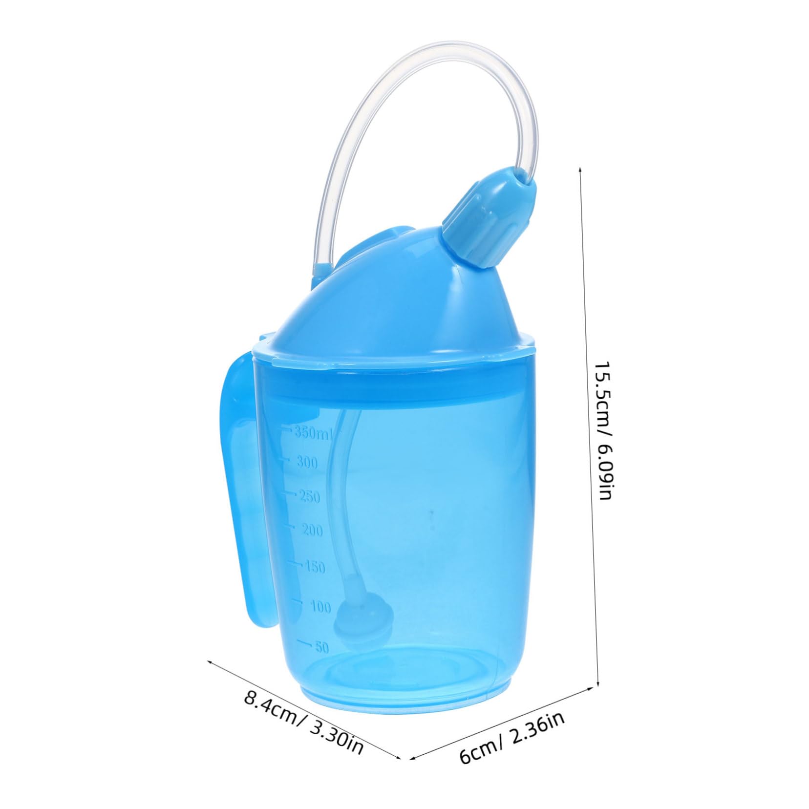 Beaupretty 2piezas Taza De Alimentación Para Pacientes Discapacitados y Ancianos Copa Antiderrame Cama Diseño Práctico Para La Hidratación