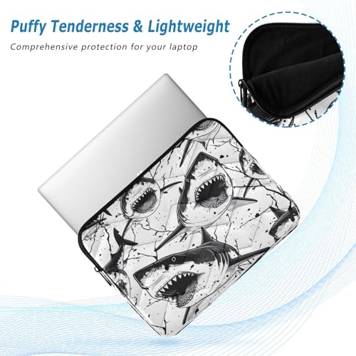 Funda para Portátil 13-14 Pulgadas Impermeable con Diseño Tiburón miniatura 5