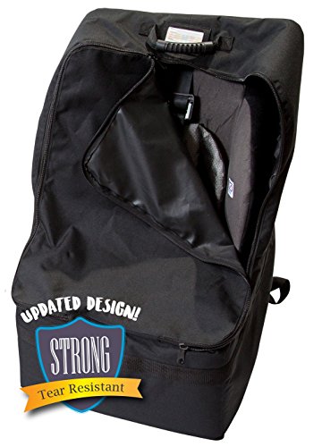 Zohzo Car Seat Travel Bag - Adjustable Padded Backpack For Car Seats (Black) #TOP2