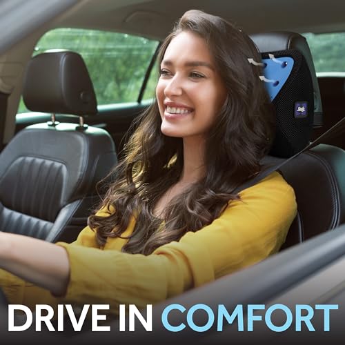 Sealy Ergonomic Car Neck Cushion β Memory Foam Neck Pillow for Car or Office Chair, Travel Neck Pillow, by Sealy - Used condition - Image 2