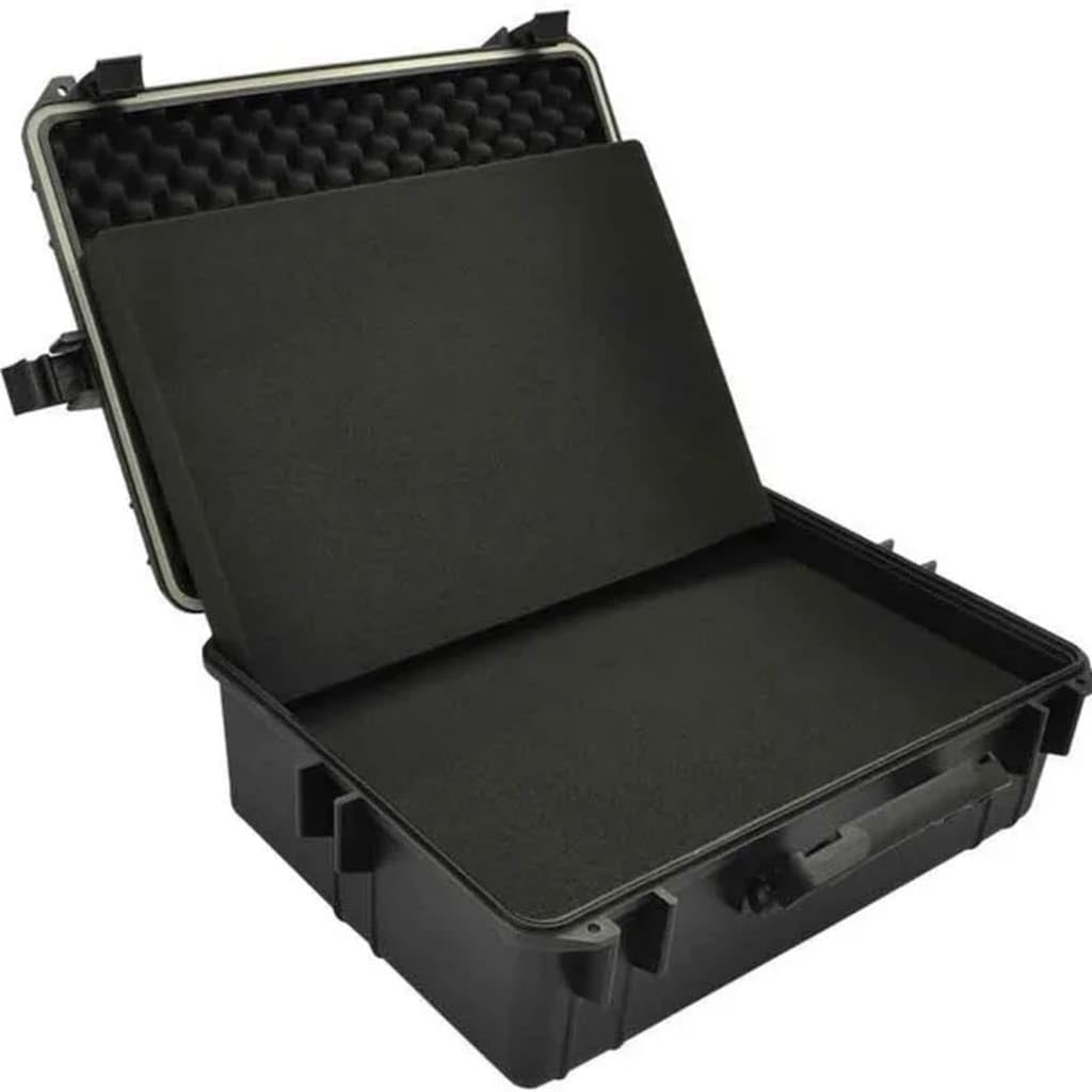 Genérico Maletín rígido de Transporte Negro con Espuma 35 litros,Bricolaje,Accesorios de Bricolaje,Organización y Almacenamiento de Herramientas,Cajas de herramientas-140173
