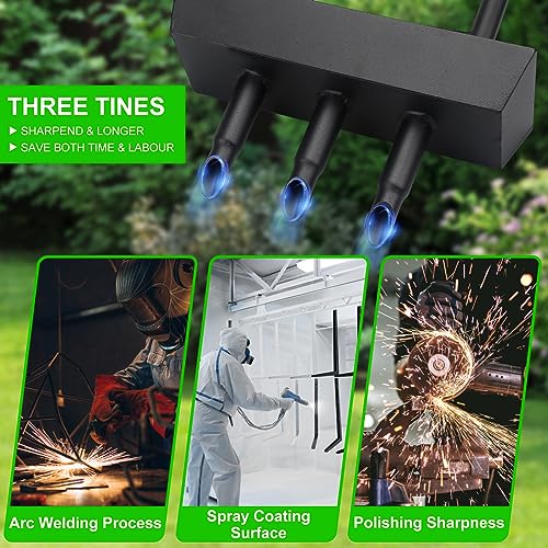 MEIIOFS Lawn Aerator - Aerator Lawn Tool, Lawn Aerator Coring Tool with Soil Core Storage Tray Manual Core Aerator for Garden Yard Care 6 MEIIOFS Lawn Aerator - Aerator Lawn Tool, Lawn Aerator Coring Tool with Soil Core Storage Tray Manual Core Aerator for Garden Yard Care - Image 6