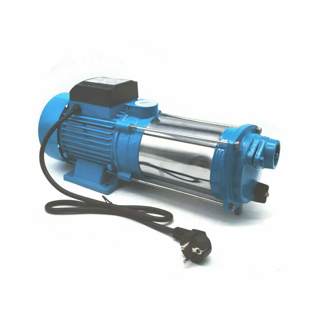 Pompe centrifuge en acier inoxydable 2200 W 4000 l/h 100 m Hauteur de refoulement Pompe à eau Pompe de jardin Pompe haute pression pour pipeline Boosting et alimentation en eau