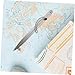 Cabilock Geometry Compass Tool Precision Drawing Compass Pencil Holder for Students and Woodworkers