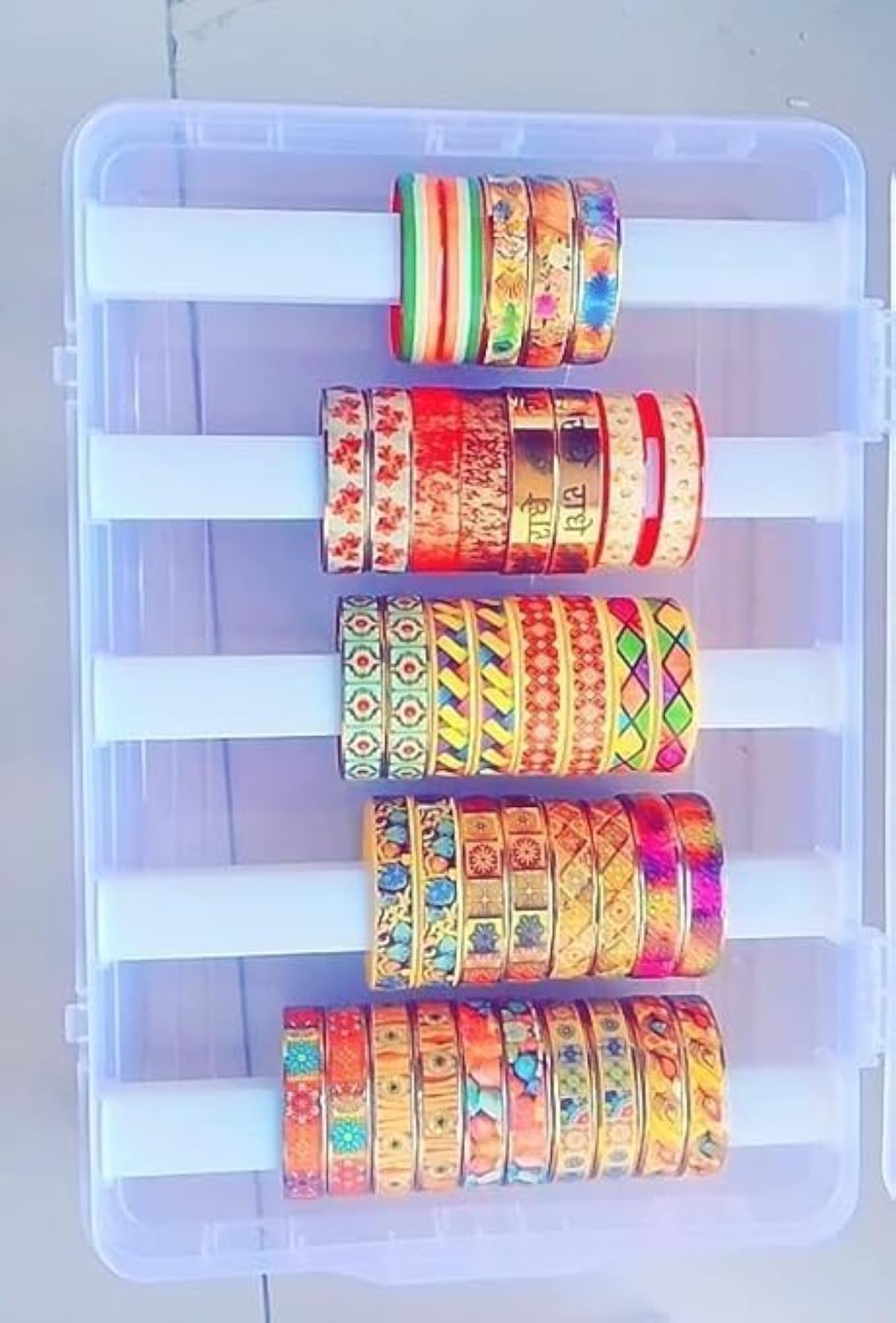 AL'WAHHAB Transparent Bangle Box Organizer for Women