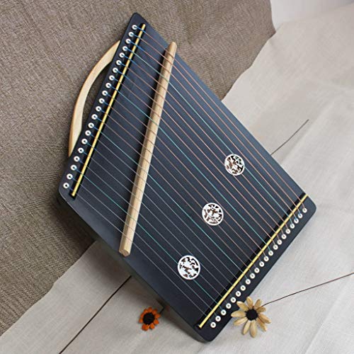 Mini Guzheng 21 cordes débutant avec support réglable et accessoires complets - 2