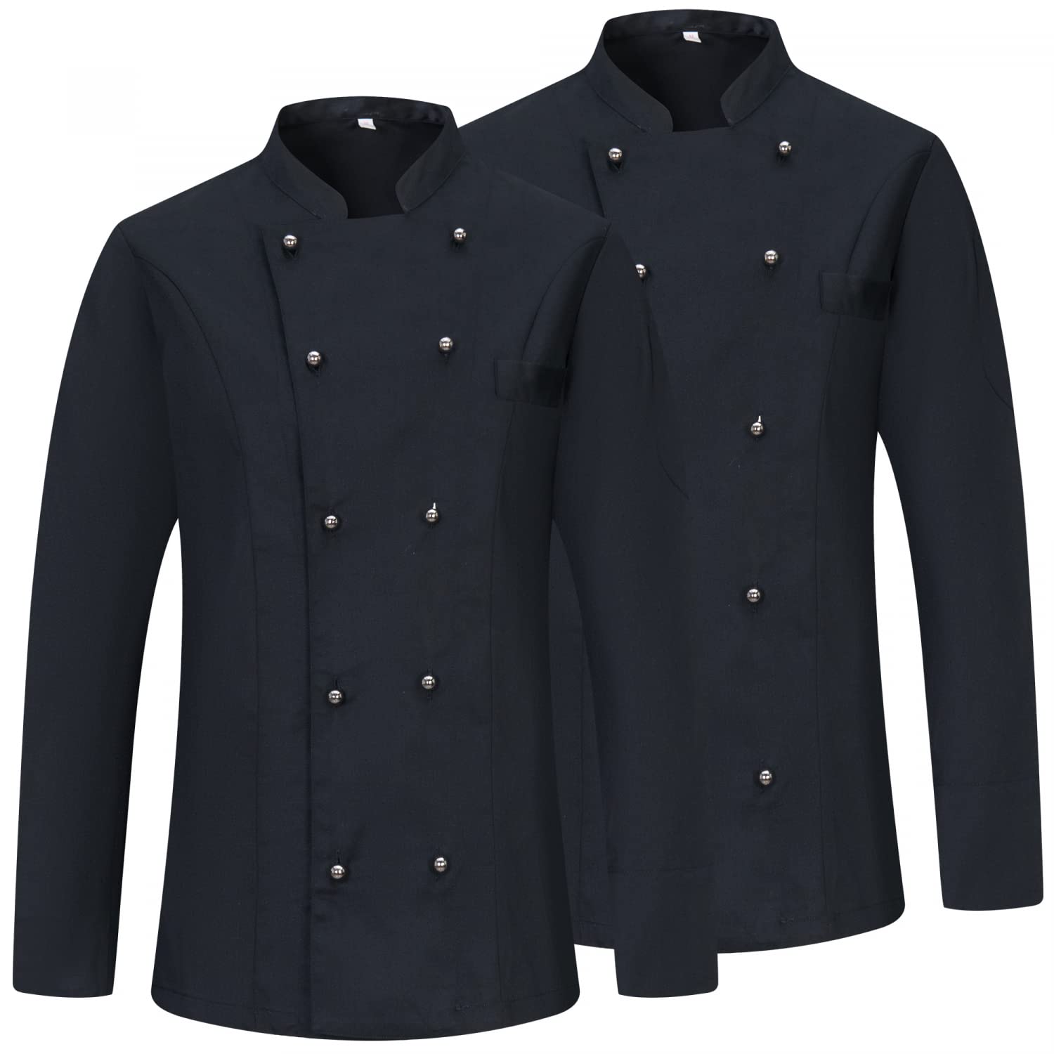 MISEMIYA Forfait 2 Unités - Veste De Chef Femme Kz-2-848 Pacchetto 2 UNITÀ - Giacca da chef donna KZ-2-848 Donna (Pacco da 2)