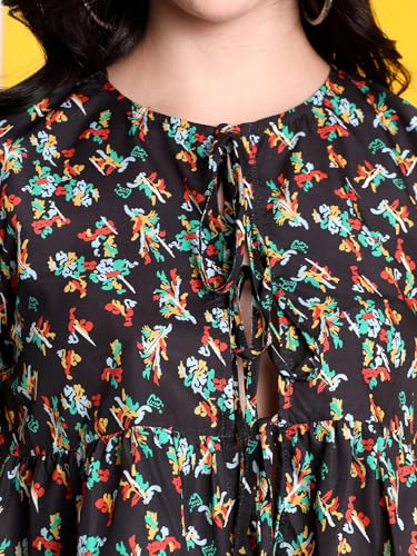 Image of KOTTY Women's Floral Regular Fit Fashion Vest