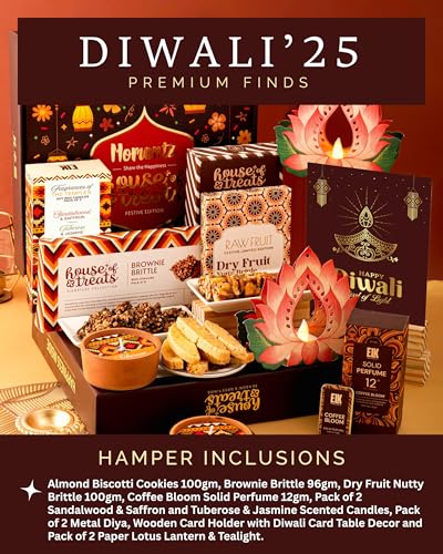 Image of Hyperfoods Diwali Gifts for Family and Friends Gift Hamper Diwali Gifts for Employees Corporate Gifts for Employees Gift Hamper Box Cookies Gift Hampers Chocolate Gift Hampers Corporate Gift