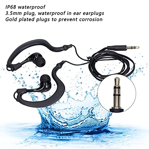 Swimming Headphones, IP68 Waterproof in-Ear Earphones for Running Cycling, Gym, Diving - Image 3