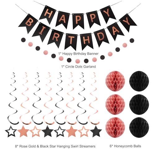 Image of meowtastic Birthday Decorations Happy Birthday Banner with Honeycomb Balls