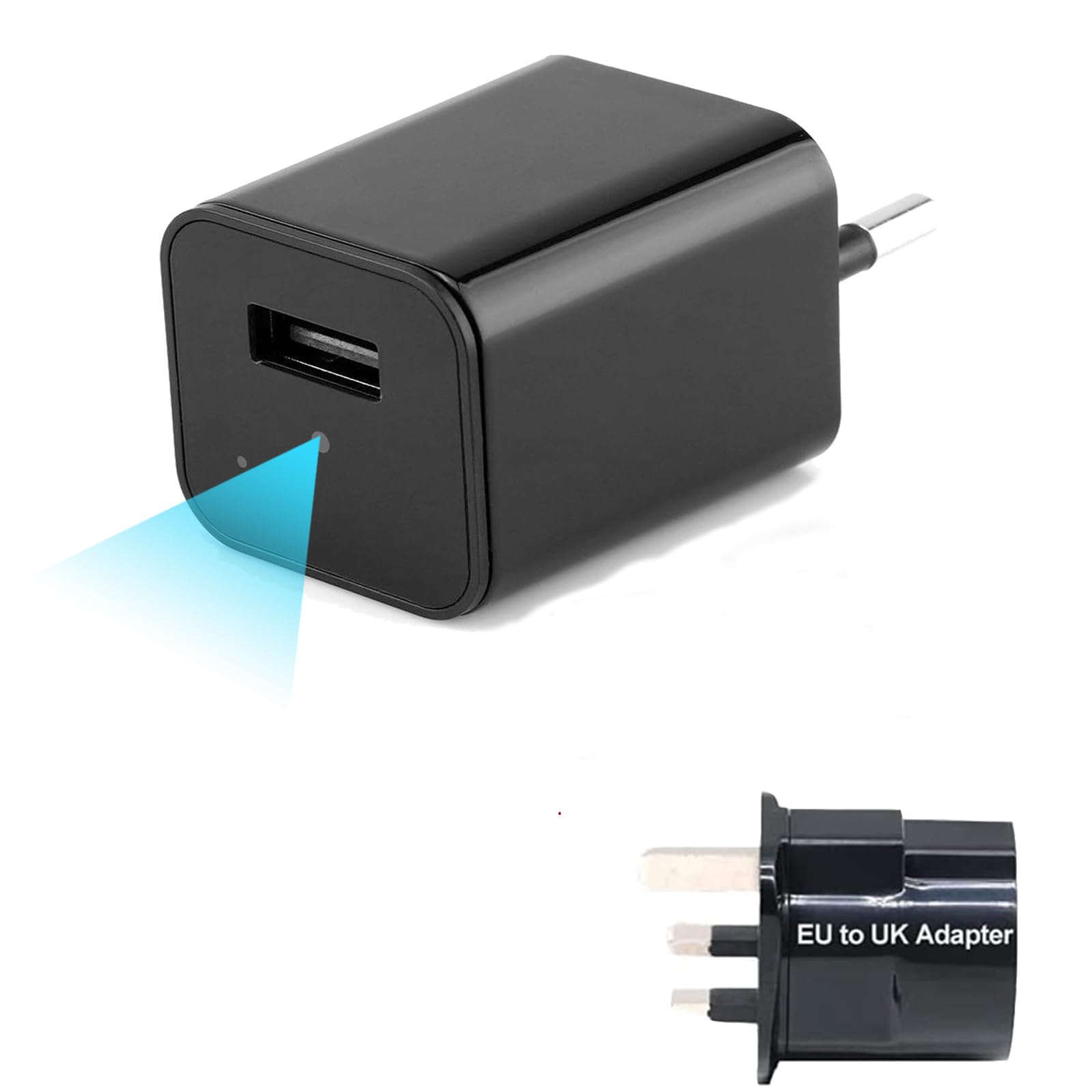 Security Camera Hidden Camera Charger 1080P Indoor Secret Cameras-NO WIFI